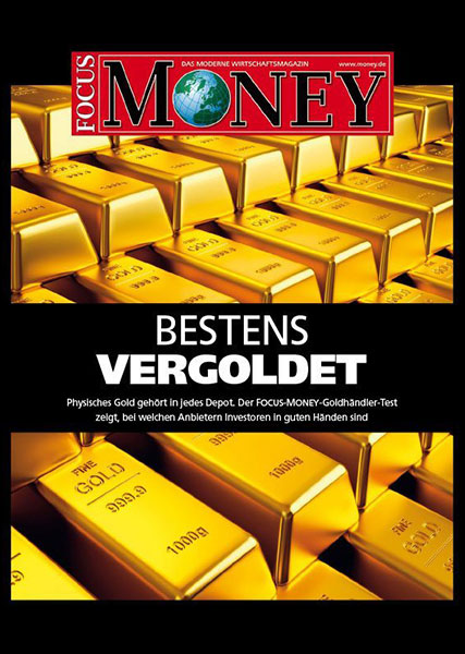 Auvesta als Top-Goldhändler ausgezeichnet - Der Focus Money Goldhändler – Test zeigt, bei welchen Anbietern der Käufer in guten Händen ist